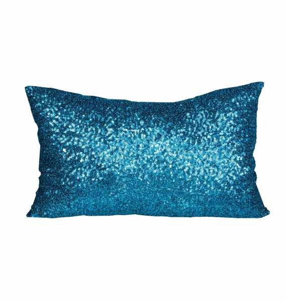 Mermaid Blue Sequnce Pillow